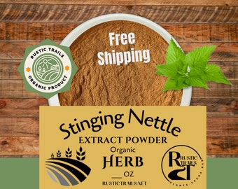 Organic Stinging Nettle, Urtica dioica, Extract Powder -  FREE Shipping - Herb