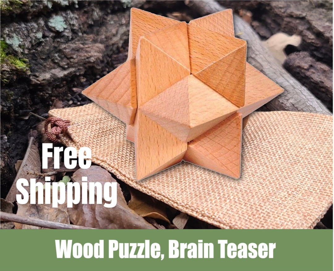 Diamond Star Kongming Japanese 3D Wood Magic Ball Puzzle - Interlocking ...