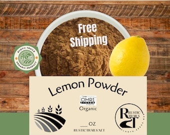 Organic Lemon Powder -  FREE Shipping - Herb - Tea