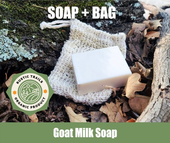 Organic French Soap and Natural Sisal Exfoliating Pouch Organic French Soap and Natural Sisal Exfoliating Pouch