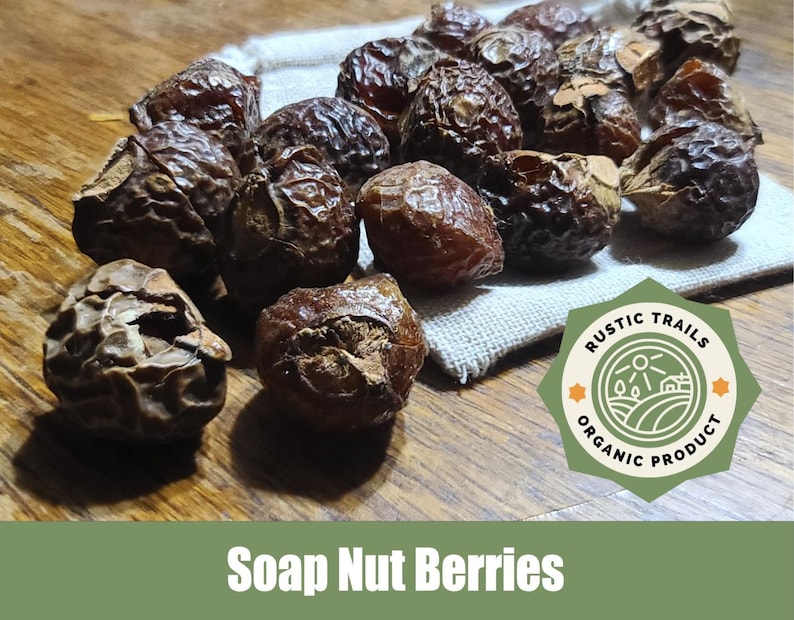 Organic Soap Nut Berries - Natural Cleanser - De-seeded - Hand Sorted and Selected - Natural Laundry Detergent & Shampoo - Soapnut, Organic, Soap Nut, Best, Best, back to nature