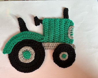 Crochet Pattern Bulldozer Loader Applique Patch US Version Instant PDF ...