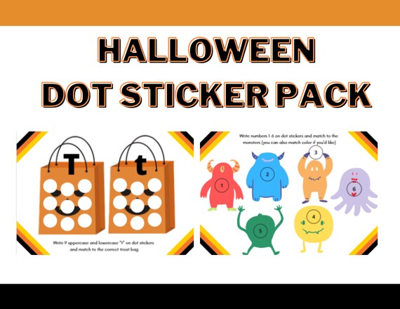 Halloween Dot Marker Printables {totally free with instant download!}