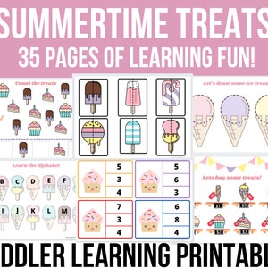 Preschool Learning Summertime Activities Busy Book | Etsy