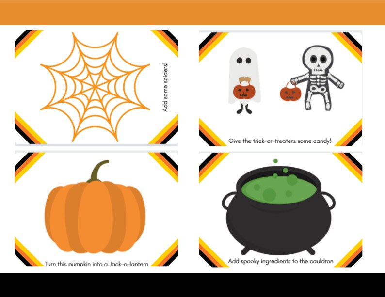 Toddler Halloween Playdough Mats Spooky Prompts Counting Playdough Sheet Drawing Sheet Printable Worksheet Homeschool Playmat image 6