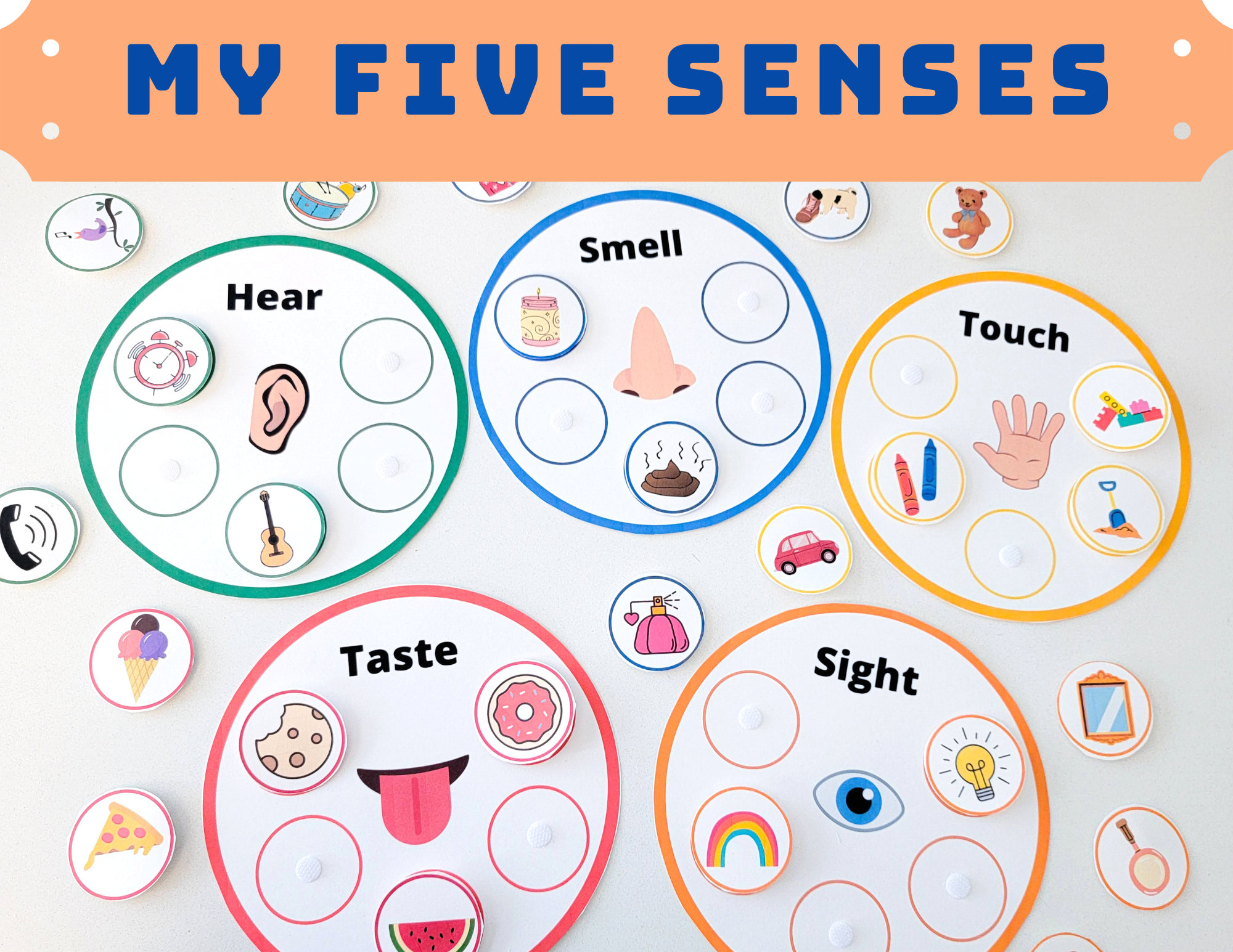 toddler-learning-pack-matching-activity-five-senses-numbers-colors-shapes-alphabets-sorting-learning-preschool-homeschool-etsy for Five Senses Kindergarten Free Printables Toddler Learning Pack Matching Activity - Five Senses, Numbers, Colors, Shapes & Alphabets - Sorting - Learning - Preschool - Homeschool - Etsy for Five Senses Kindergarten Free Printables
