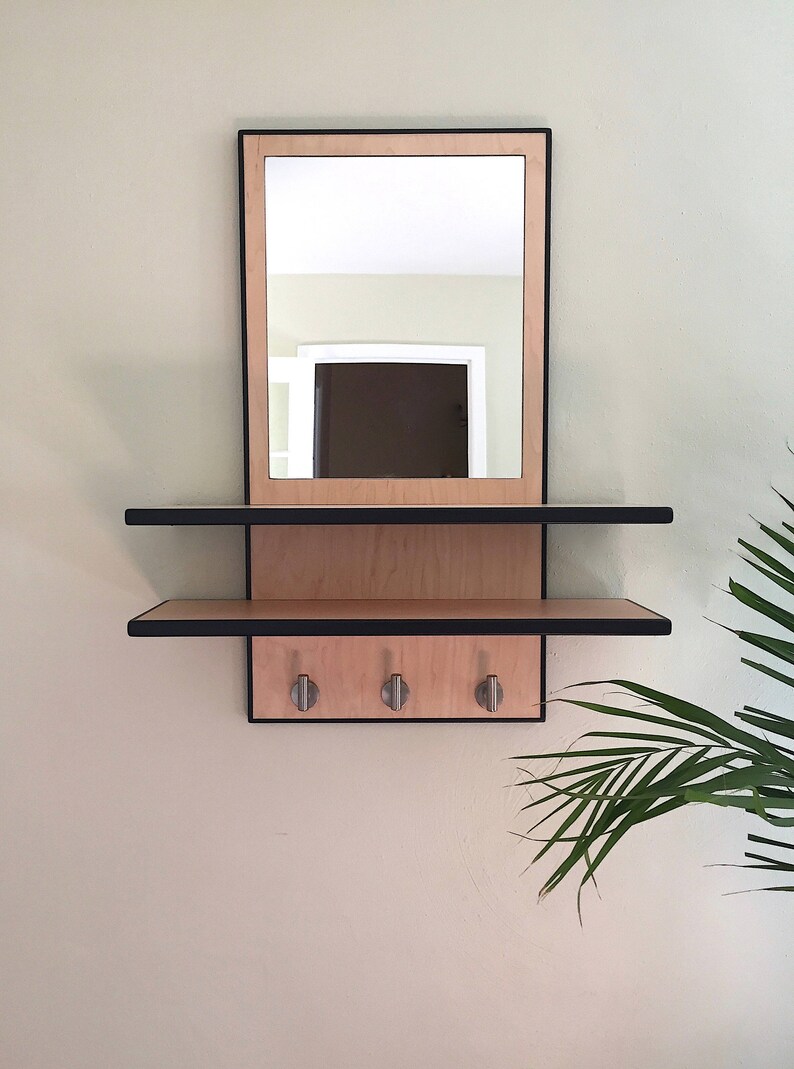 Mirrored Floating Entryway Shelves Etsy