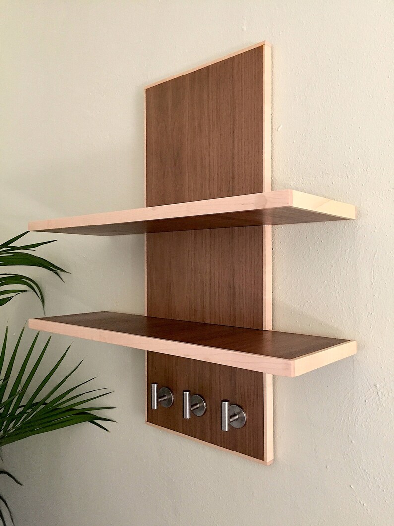 Modern Floating Entryway Shelves Etsy