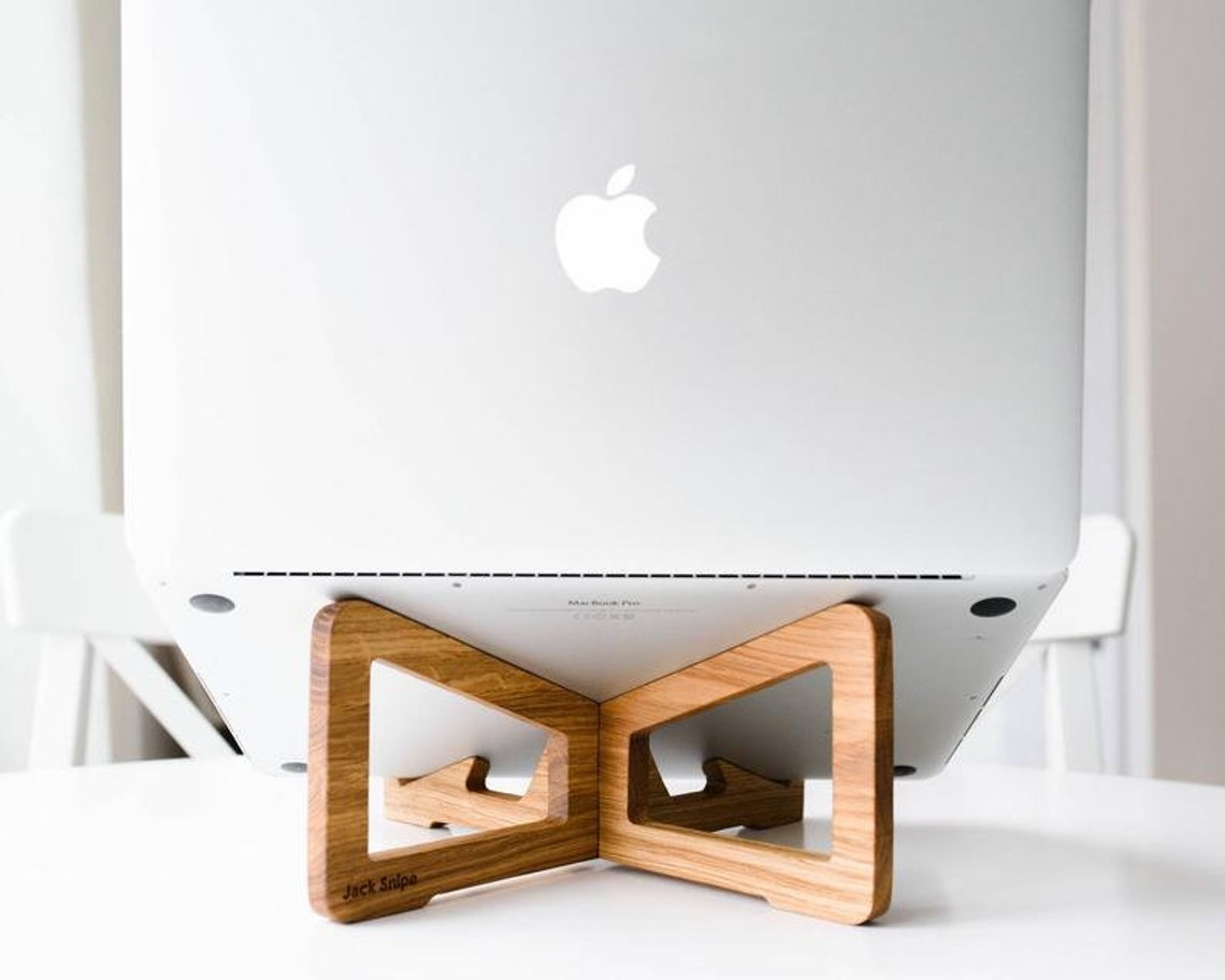 Wood Macbook Stand Macbook Pro Stand Wood Stand Macbook Etsy