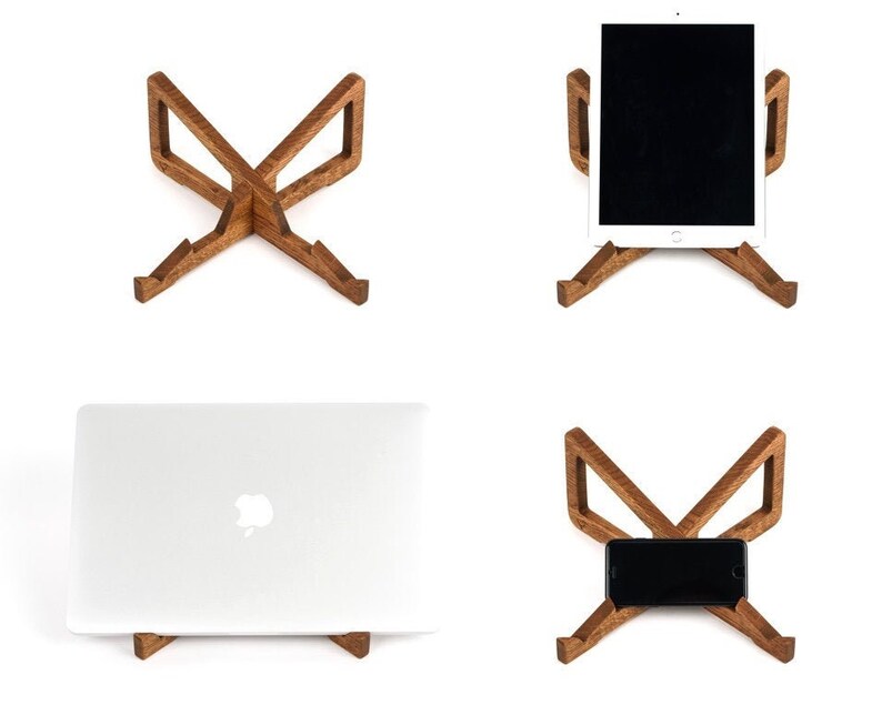 Macbook Stand Macbook Pro Table Stand Wood Macbook Holder Etsy