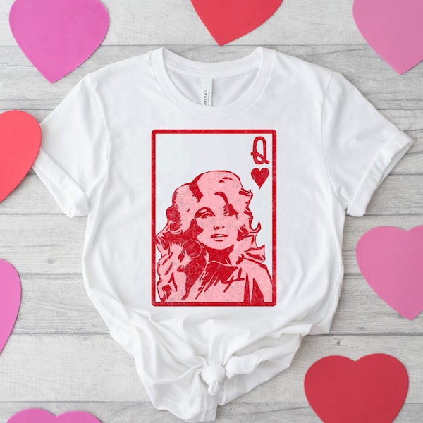 Dolly Parton Queen of Hearts Shirt Etsy