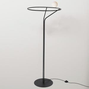 Handcrafted  Floor Lamp, Minimalist LED Light with Frosted Glass, Modern Designer Light, Minimalist Floor Lamp, Unique Outlet Sample