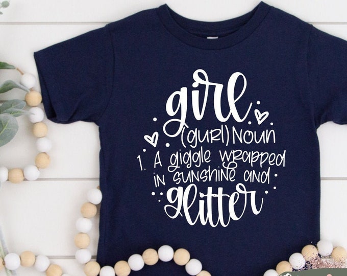 Cute Girl Tshirt Little Girl Shirt Sassy and Fierce Cute Etsy