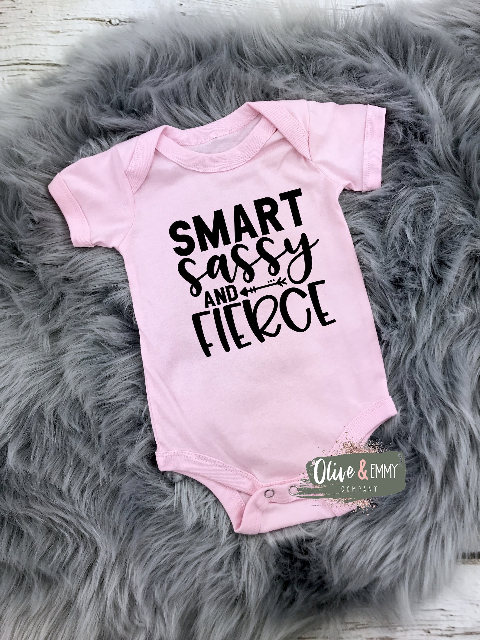 Cute Girl Tshirt Little Girl Shirt Sassy and Fierce Cute Etsy
