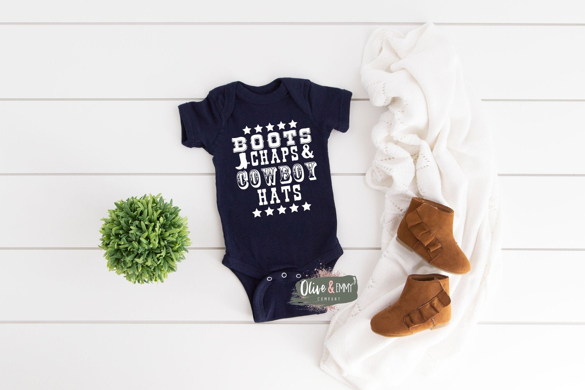 Western Baby Clothes Boat Anchor Nautical Baby Boy Girl Clothes