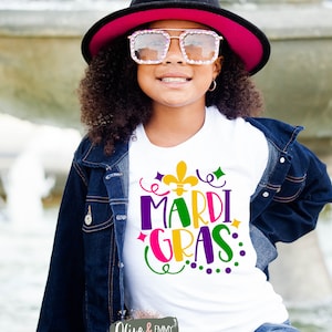 kids Mardi Gras shirt, toddler Mardi Gras, girls Mardi Gras shirt, personalized Mardi Gras, monogram Mardi Gras, boy Mardi Gras shirt, Mardi