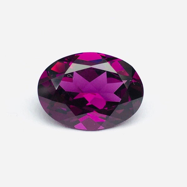Natural RHODOLITE/Oval Shape/Width 11MM/Length 15MM/Height 6.50MM/Rare quality stone/For designers use/Not easy to repeat this quality stone
