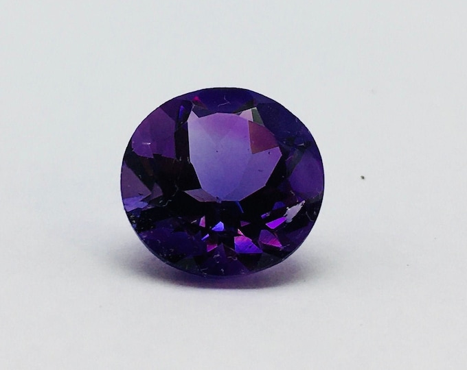 AFRICAN AMETHYST 14MM/Round shape/Approx weight 9.10 carat/Beautiful deep open color/Natural Amethyst/For jewelry makers/Loose gemstone