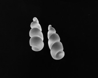 Natural ROCK CRYSTAL/Hand carved/Drop shape/Size 9.50x27MM/Beautiful pair for earring/Loose carving/Unique carving/Rock Crystal carving