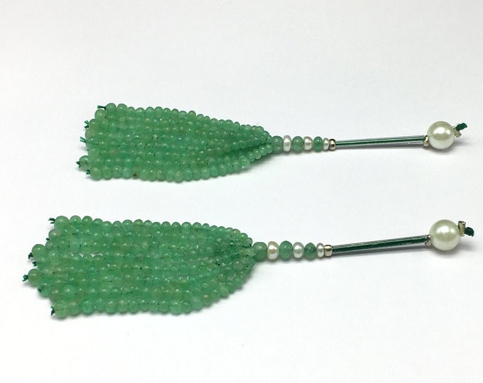 Tassels for earring/Natural EMERALD/Smooth rondelle/Size 2.50MM till 4.00MM/Beautiful deep green color/Gemstone tassels/For designers use/