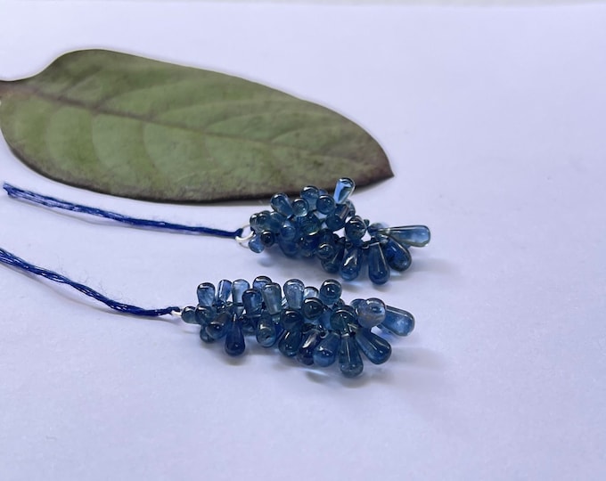 Natural BLUE SAPPHIRE/Smooth Drop/Size 2MM till 7MM/50.55 Carats/earring/For jewelry makers/For Goldsmiths use