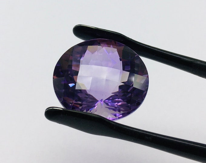 DARK AMETHYST 20MM/Round shape/Approx 26.35 carat/Chaker cut stone/Natural Amehyst/For jewelry makers/For designers use/Perfect round shape