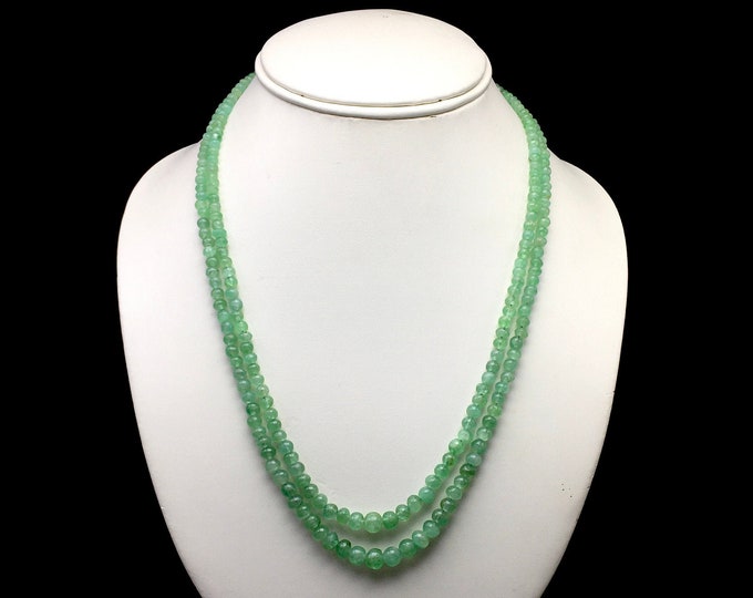 Natural EMERALD smooth beads/Rondelle shape/Approx 4.00MM till 7.50MM/Beautiful open green color/Gemstone necklace/Green color beads