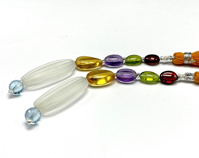 Natural Gemstone/Fancy shape/Beads for earring/For GOLDSMITHS/For DESIGNERS use/Red Garnet/Peridot/Amethyst/Citrine/Rock Crystal/Blue Topaz