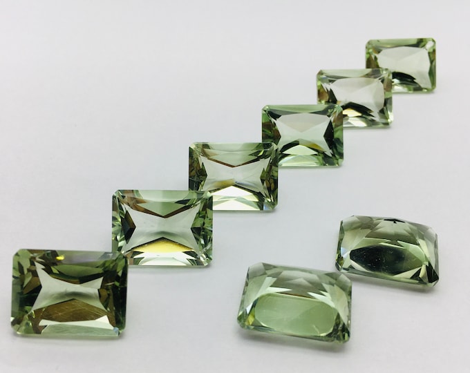 Green Amethyst (Prasiolite) Octagon Shape Princess Cut 15x20mm Approx 21.66 Carats, loose gemstones, natural gemstones, rare to find