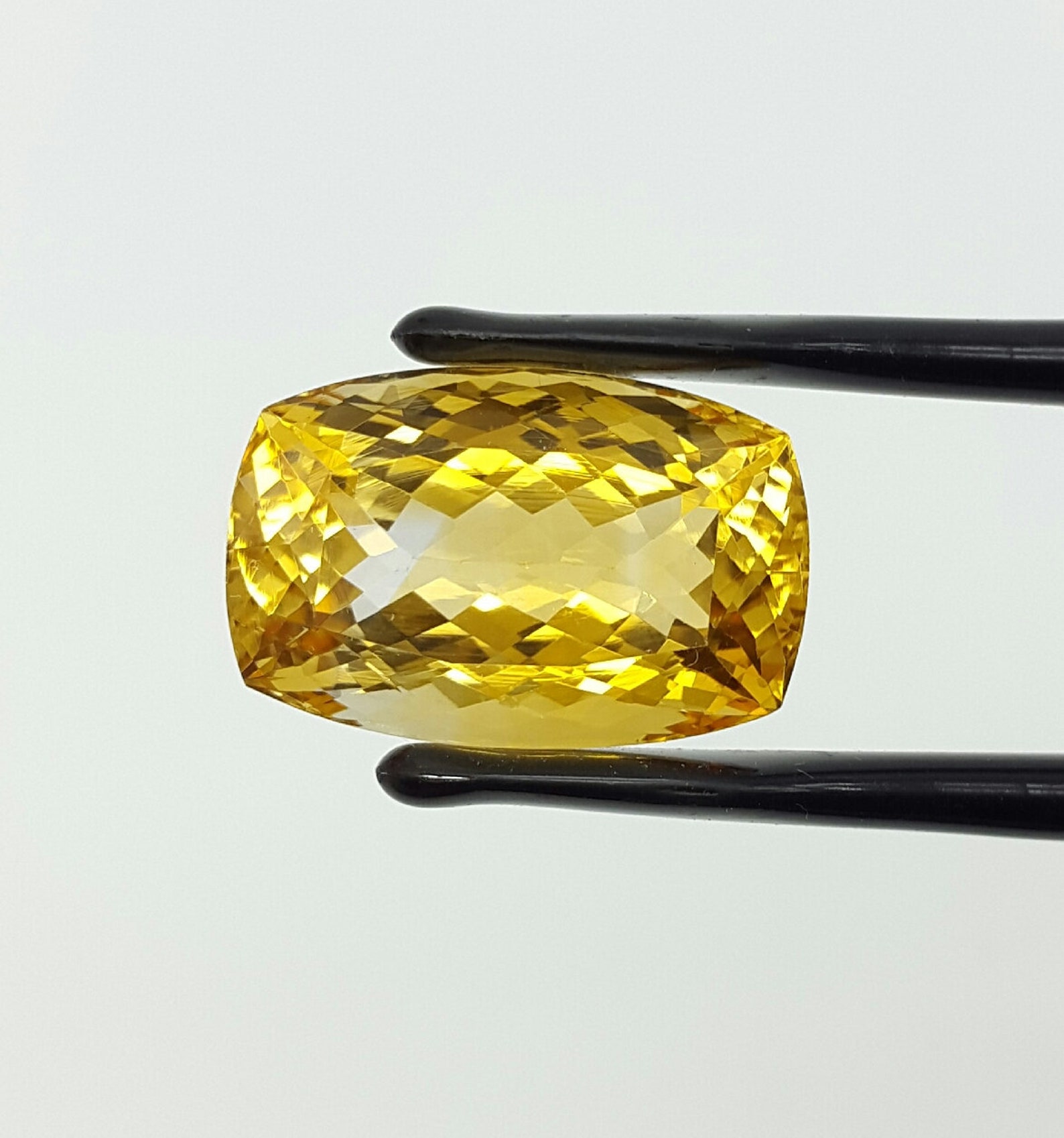 Top Quality Natural Citrine Cushion Cut Loose Gemstone Etsy