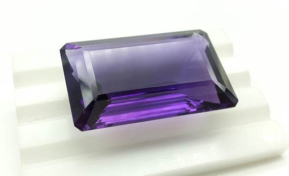 emerald cut amethyst loose stone
