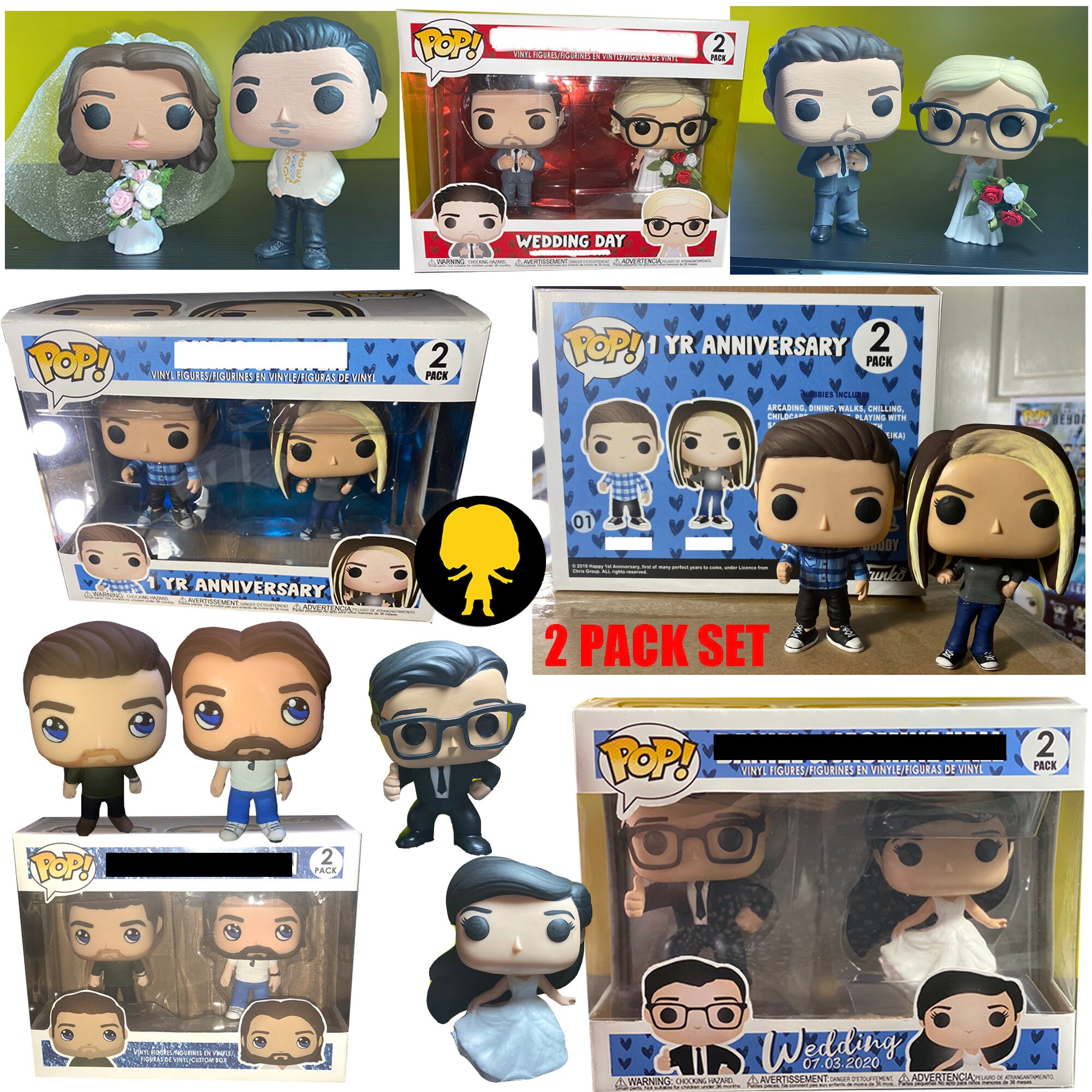 Custom Funko/Pop Vinyl Figures Box | Etsy