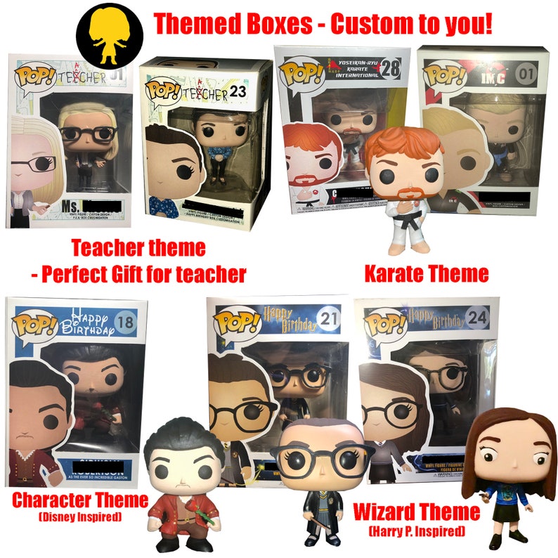 Custom Funko/Pop Vinyl Figures Box | Etsy