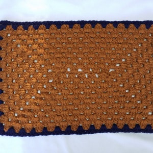 Set of 4/6 Knitted table mats, handmade table placements, placemat sets