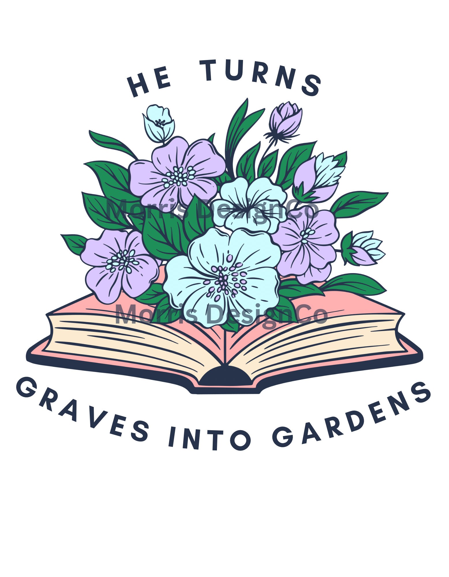 Graves Into Garden SVG File Digital File Etsy