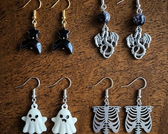 Darker fun flirty earrings