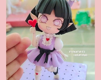 Custom Small Anime Handmade figurines, Any Chibi Anime figures, Photo to Sculpture, Custom Personalized Human Figurines