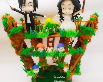 Custom Diorama Set, Games/Novels/Series, Cake Topper Handmade Figurines, Wedding Centerpiece, Collection, Decoration, Anything you desire