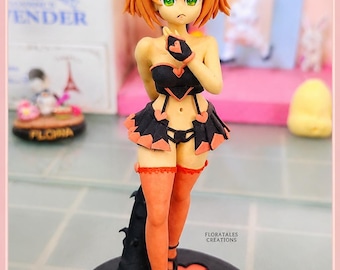 Custom Anime Clay Figure | Handmade Character Sculpture Commission