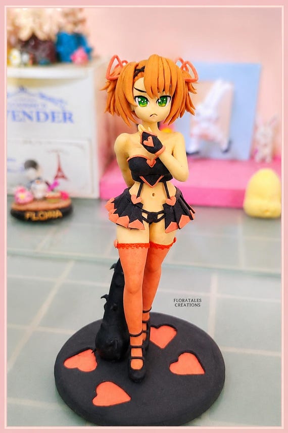 Custom Anime Clay Figure | Handmade Character Sculpture Commission