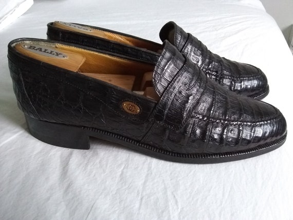 True Vintage 1970's Iconic Black Gucci Mens Caiman | Etsy