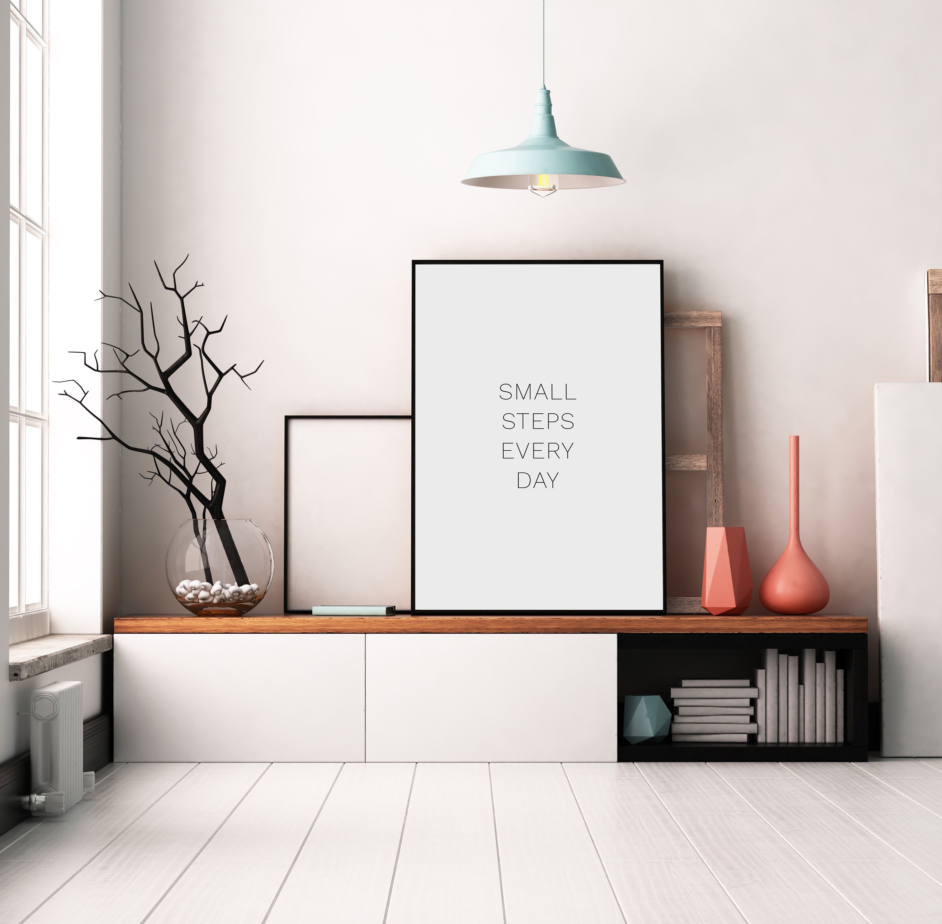 Small Steps Every Day Inspirational Wall Art Small Steps Etsy