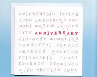 Anniversary Card for him or her or them!