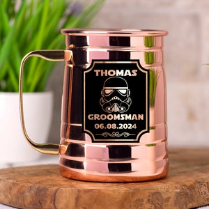 Star Wars Bachelor Party Mugs Groomsmen Gift Mug Engraved Gift For Groomsman Best Man Gift Stainless Steel Cup Father of the Bride Gift