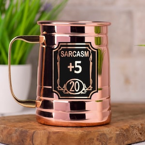 DND Stat Mug Sarcasm +5 Gift For Dungeon Master Mug Dungeon and Dragons Beer Mug DM Gift Stainless Steel Beer Stein Christmas Gift For Him
