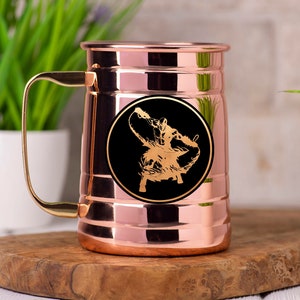 Kratos God of War Mug GoW Ragnarok Gamer Gift Beer Mug Personalized Christmas Gift For Gamer Stainless Steel Beer Stein Geek Gift for Him