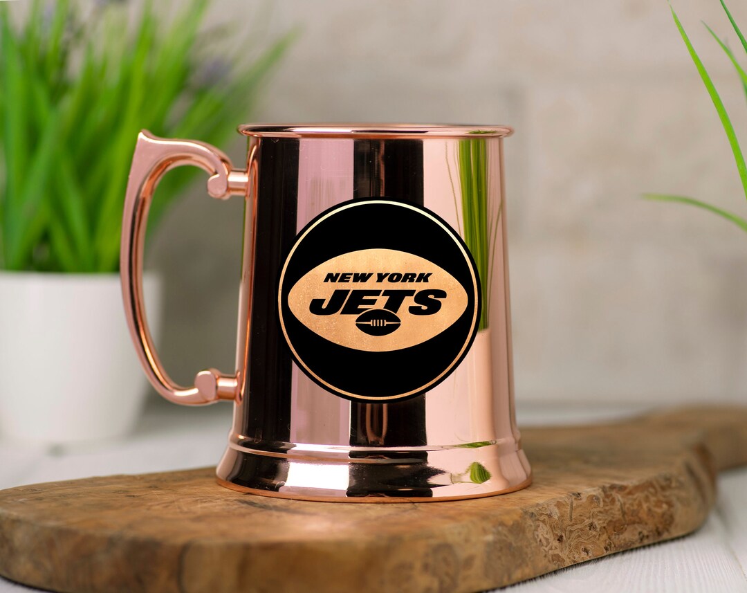 New York Jets Beer Mug American Football Gifts Stainless Steel Etsy