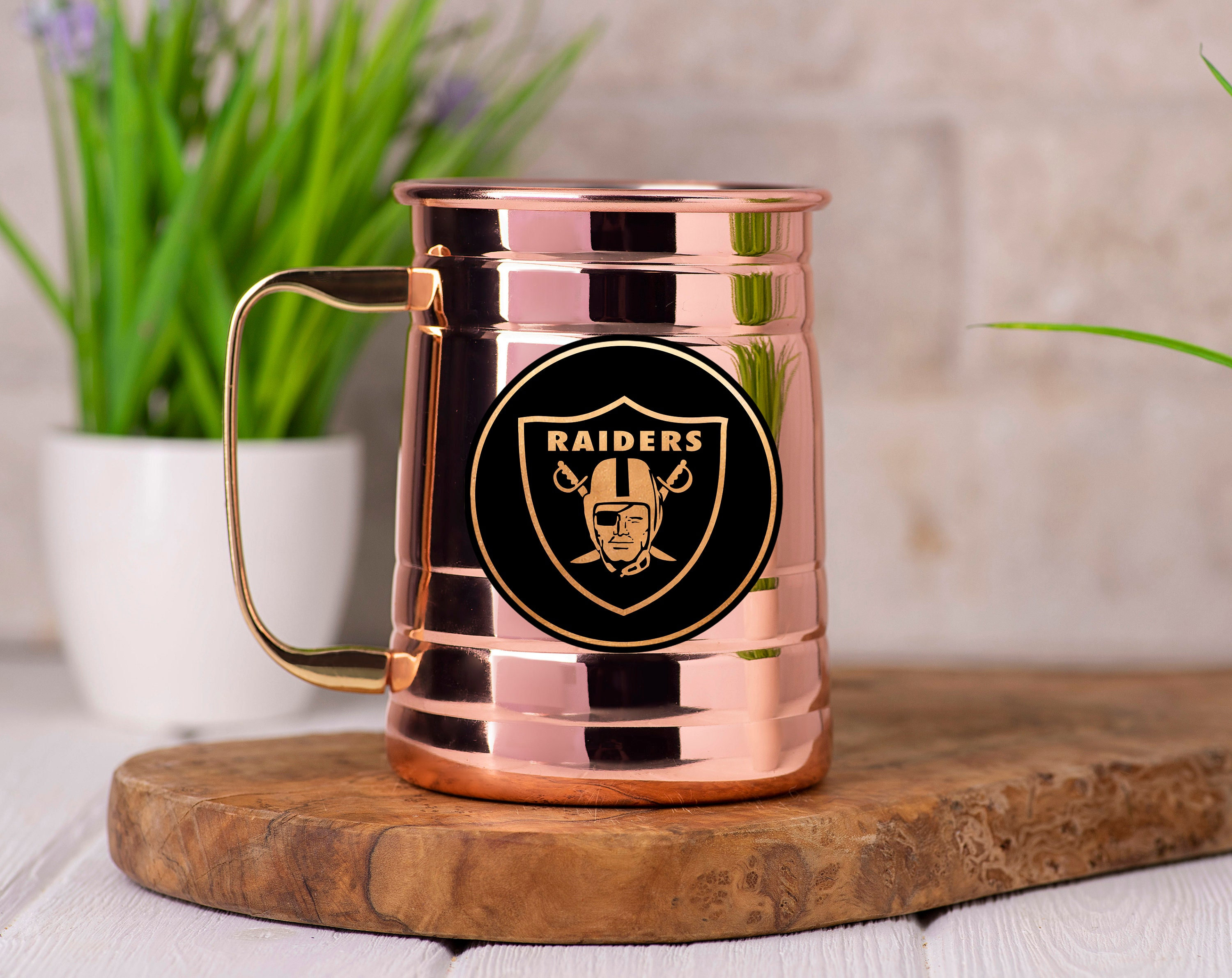 Rico Industries NFL Football Las Vegas Raiders #1 Dad 16oz  Laser Engraved Matte Black Ceramic Bistro Mug - For Hot or Cold Drinks :  Sports & Outdoors