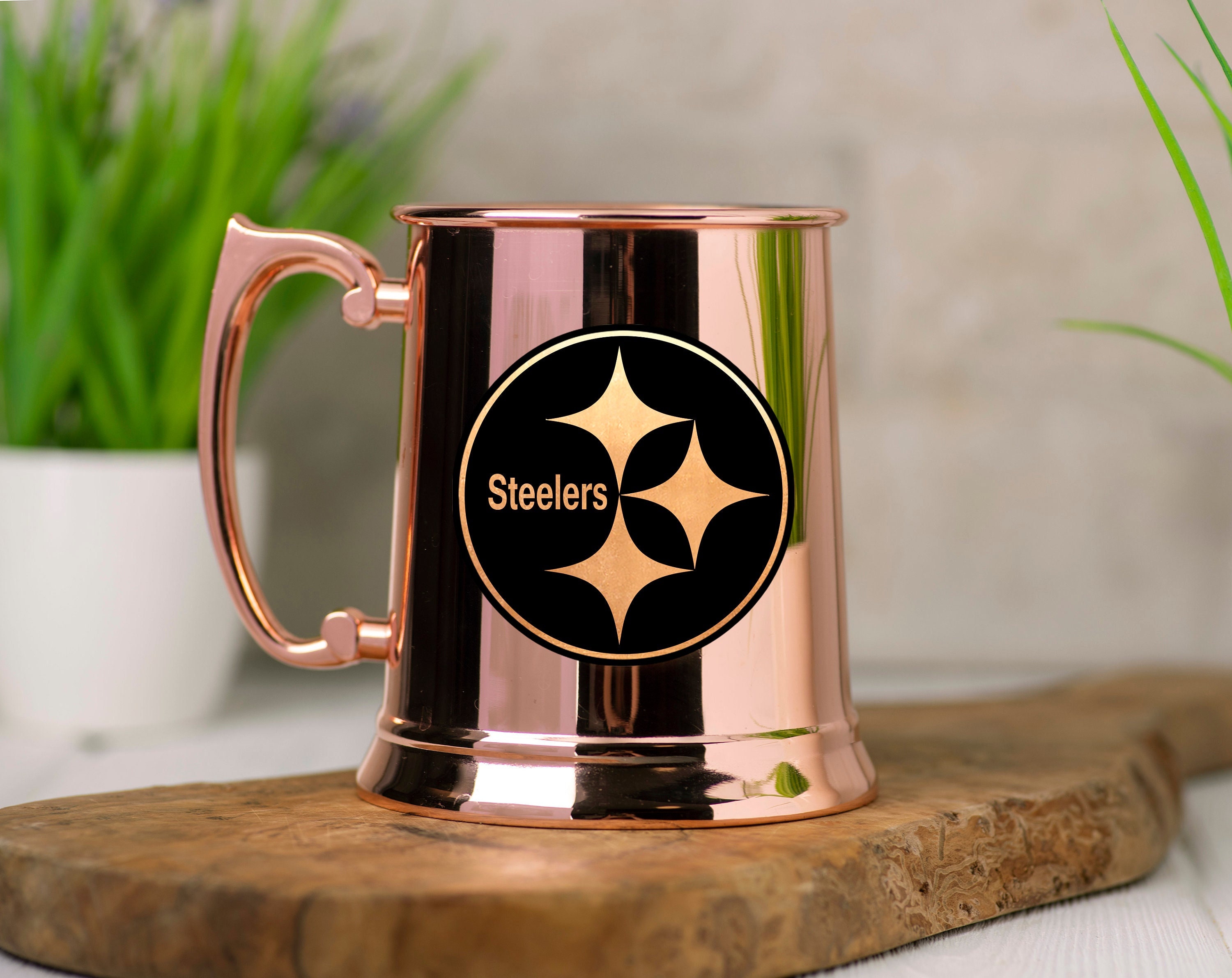 Pittsburgh Steelers Beer Mug American Football Gifts Stainless 