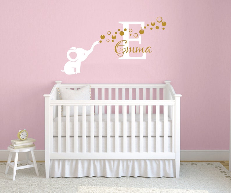 baby girl name wall decor